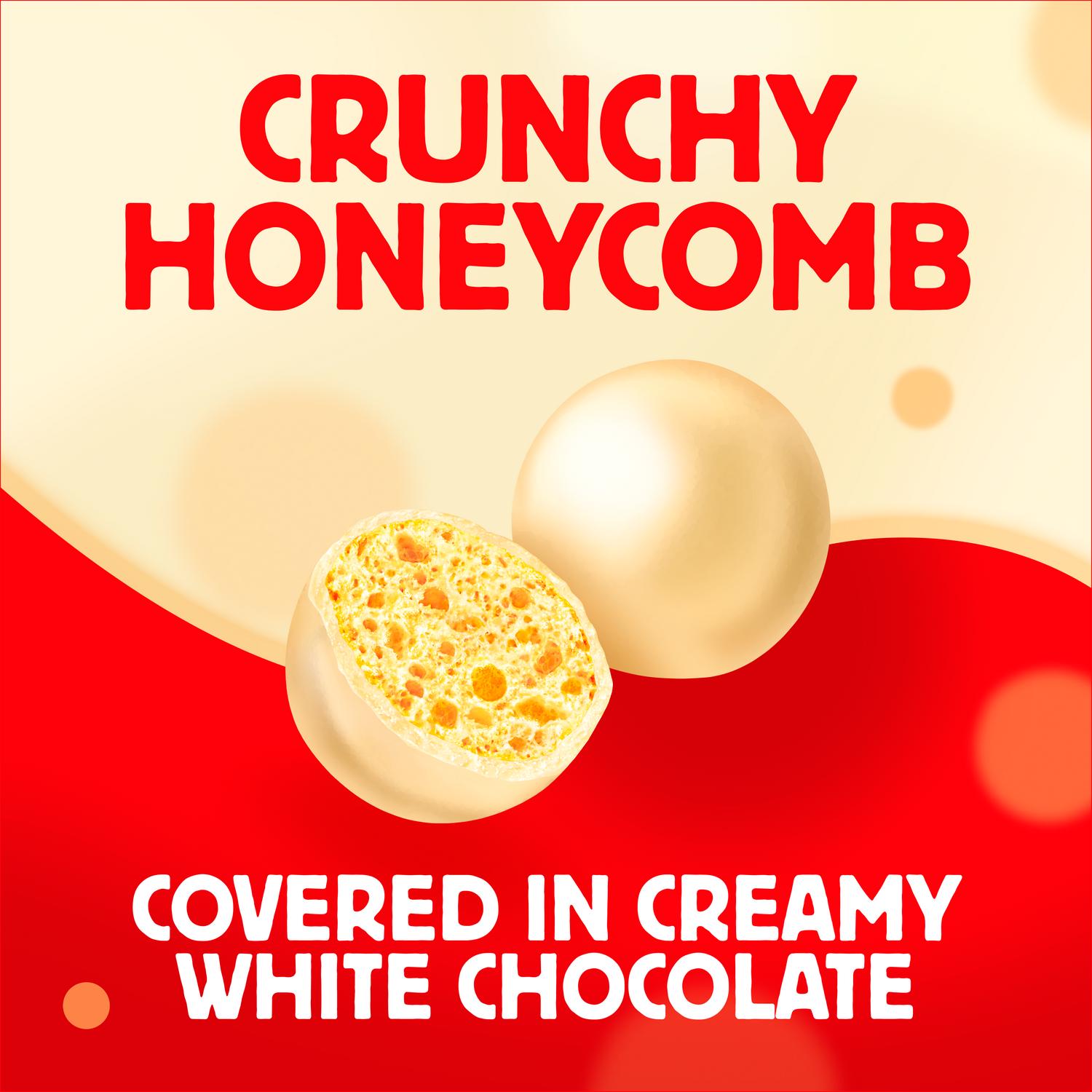 Maltesers White Chocolate and Honeycomb 30g, imported from the UK