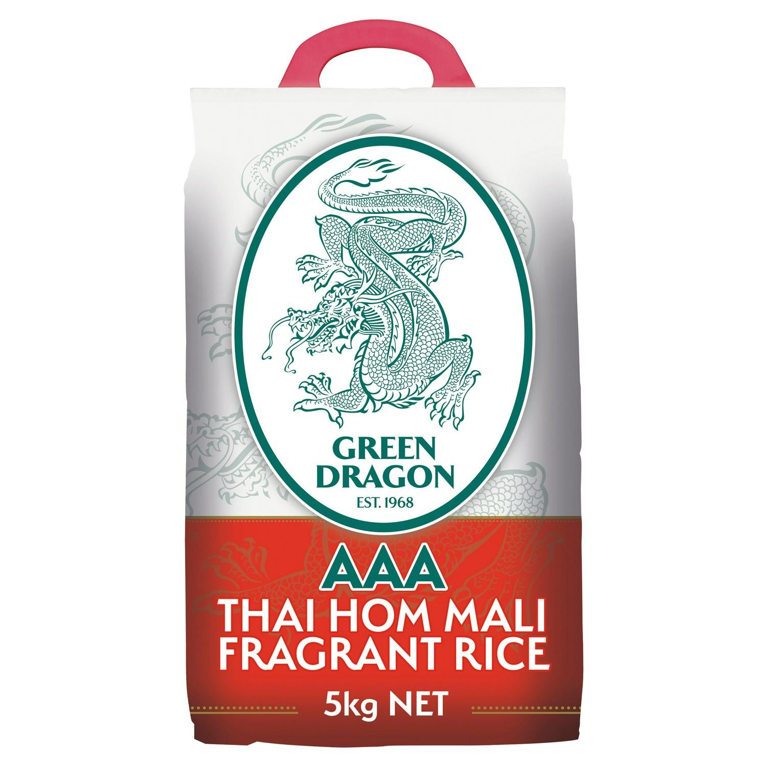 Green Dragon Thai Hom Mali Fragrant Rice 5kg, UK version