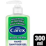 Carex Aloe Vera Antibacterial Hand Sanitiser Gel Quick Dry 300ml