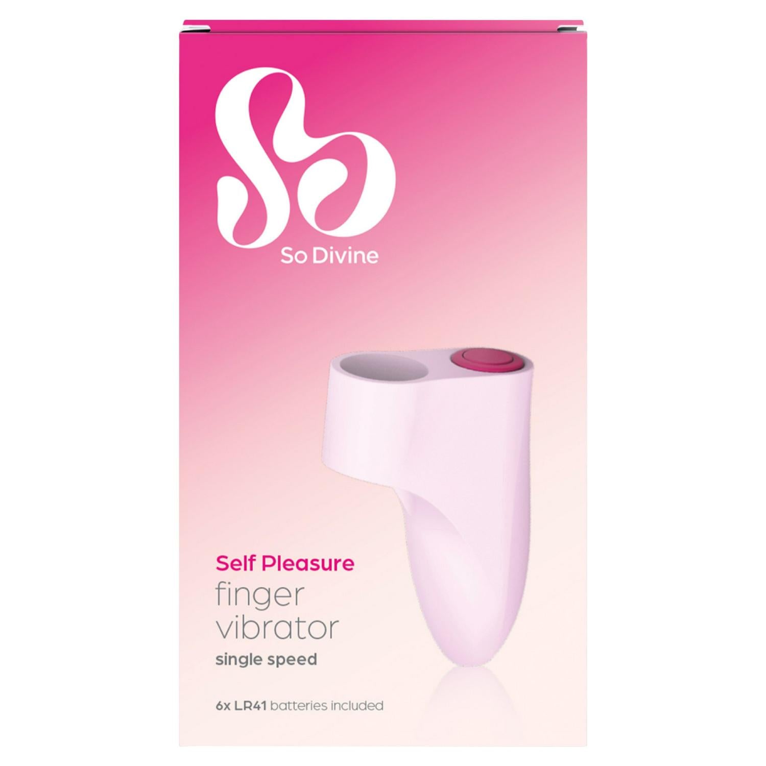 So Divine Self Pleasure Finger Vibrator