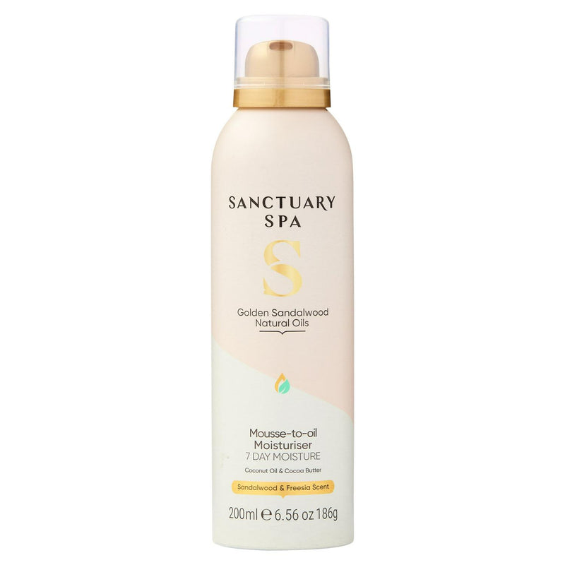 Coconut Oil and Coco Butter Mousse to Oil Body Moisturiser 200ml