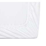 White 400 Thread Count Egyptian Cotton Fitted Bed Sheet