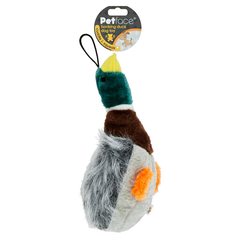 Petface Honking Duck Dog Toy, imported from the UK