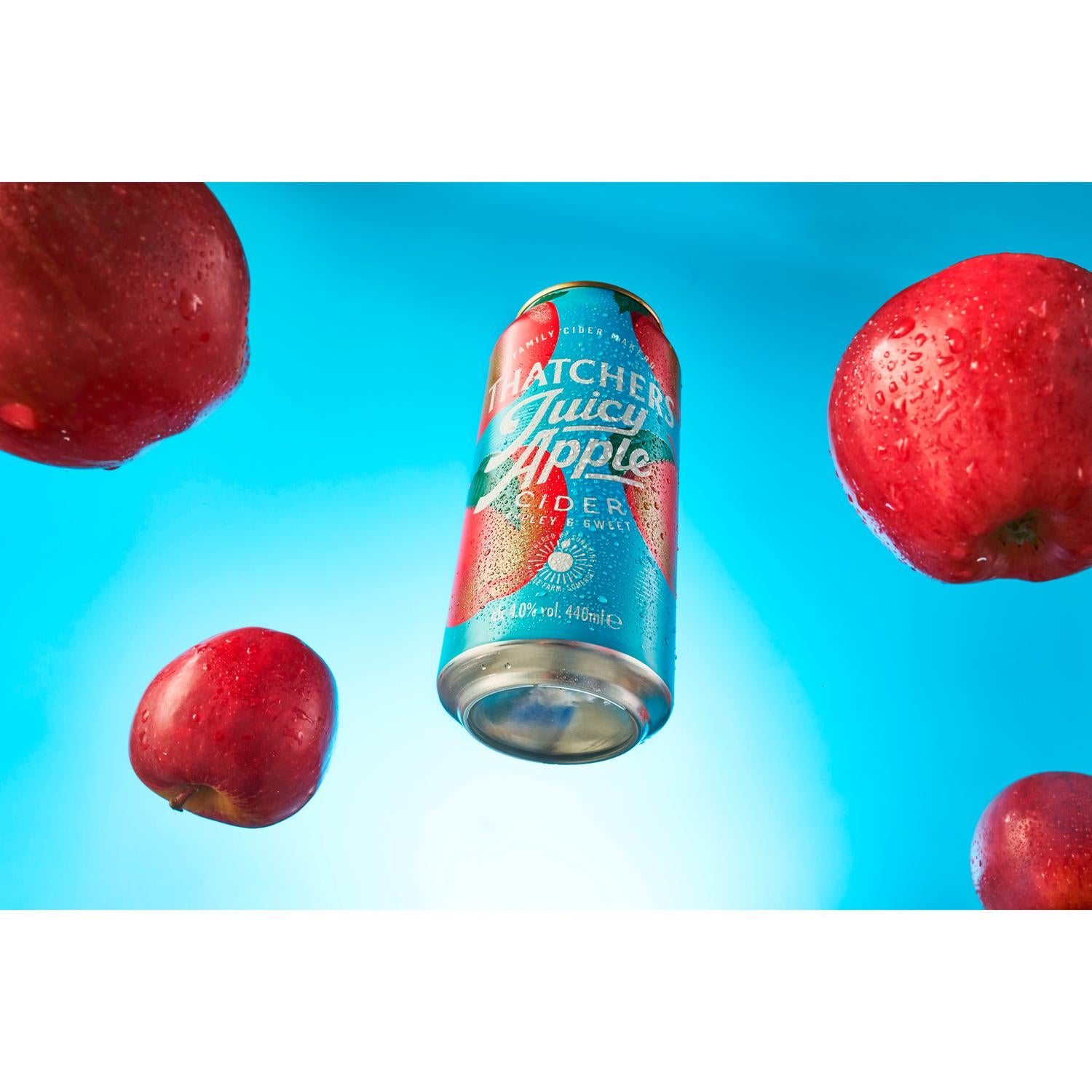 Thatchers Juicy Apple Cider 4 x 440ml pack (British brand)