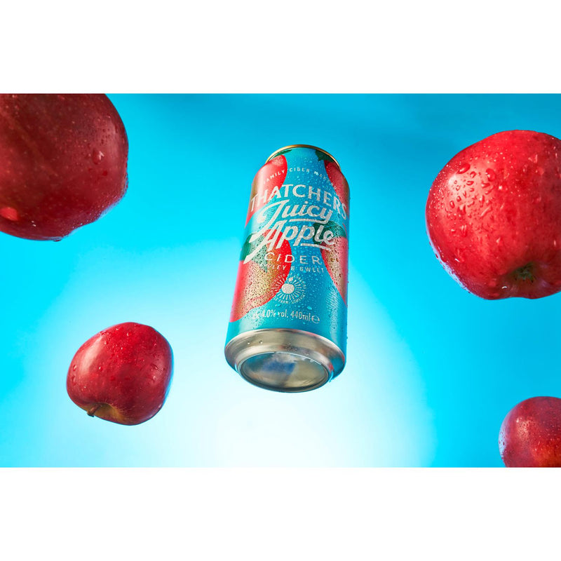 Thatchers Juicy Apple Cider 4 x 440ml pack (British brand)