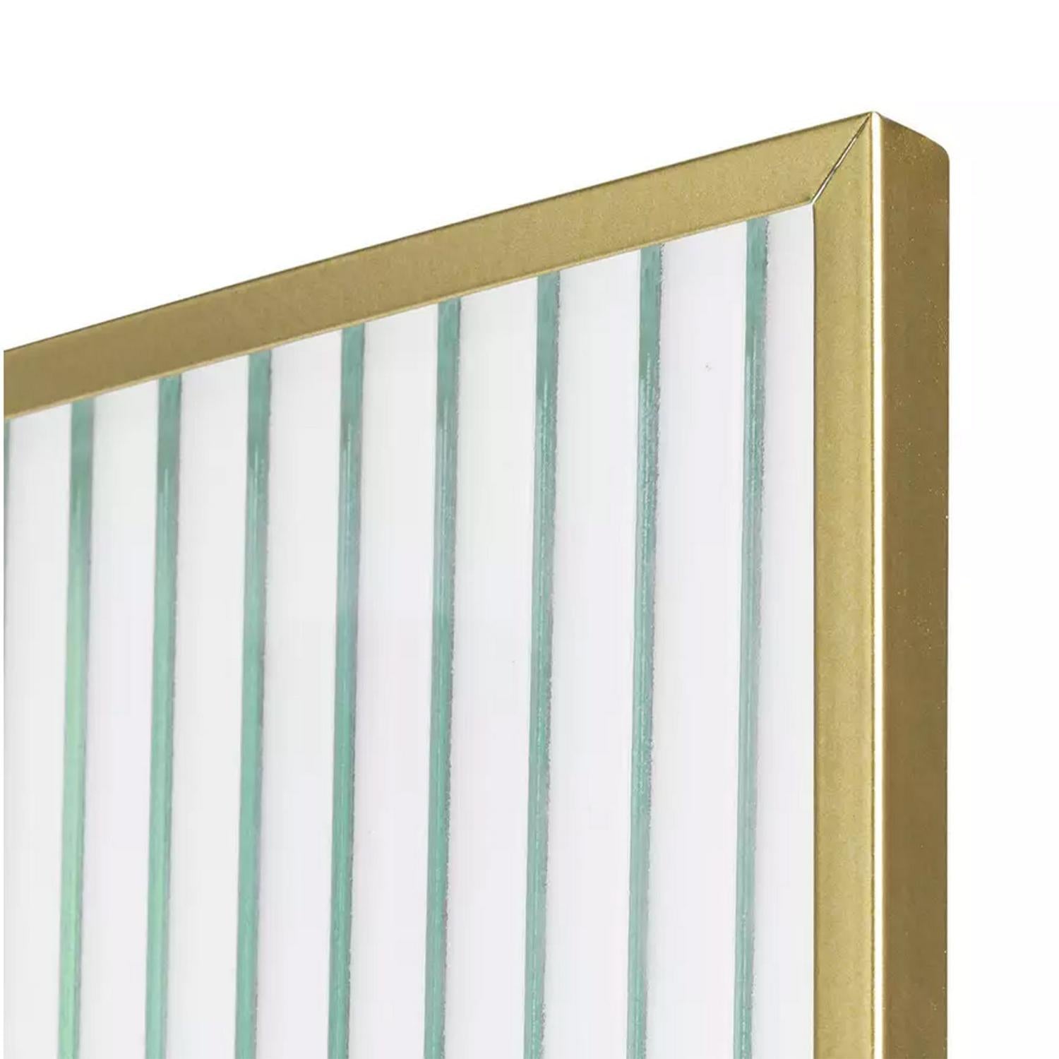 Habitat Reeded Glass Frame Gold 4x6 inch, UK version