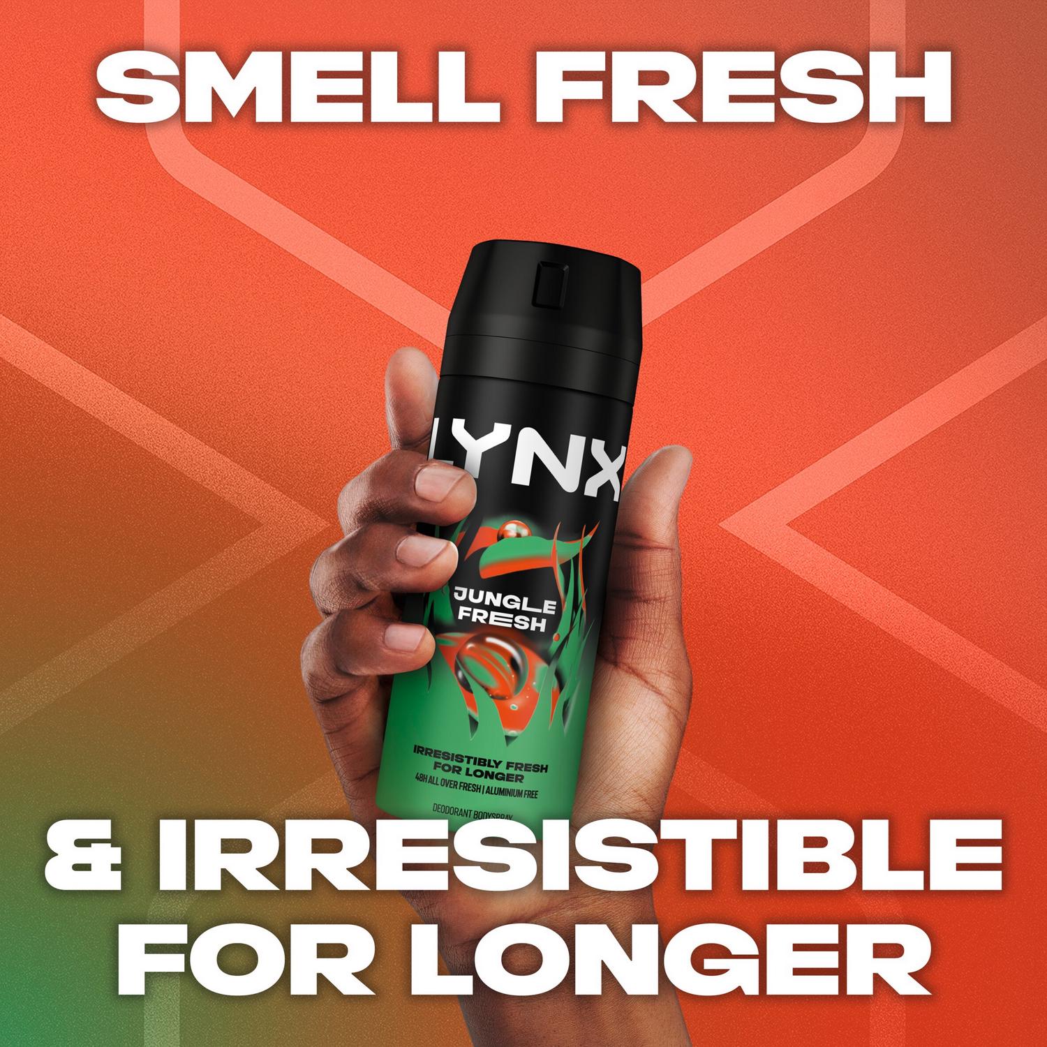 Lynx Jungle Fresh 48h Deodorant Body Spray for Men 150ml