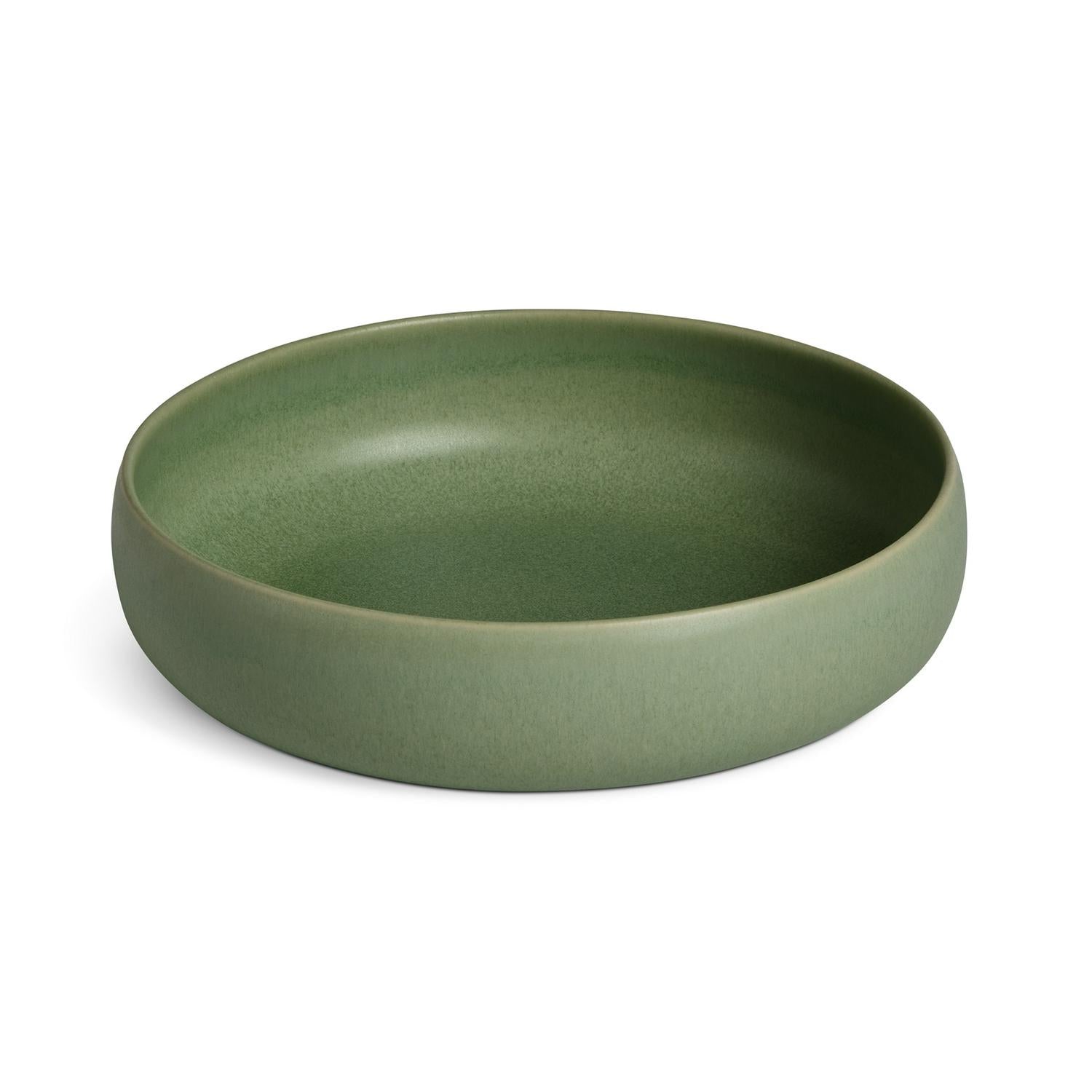 Habitat Nona Pasta Bowl Green Deep Stoneware 22.5cm - British product