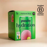Punchy Mexican Lime Hydration Drink 4 x 330ml, imported from the UK
