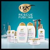 OGX Rescue Fusions Hyaluronic Acid Shampoo, imported from the UK