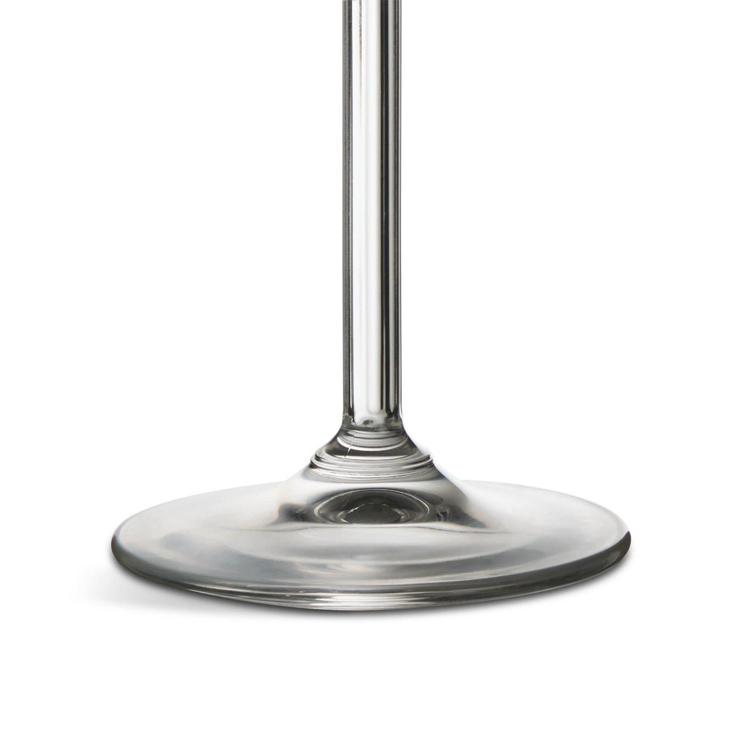 Ribbed White Wine Glass with Stem 400ml