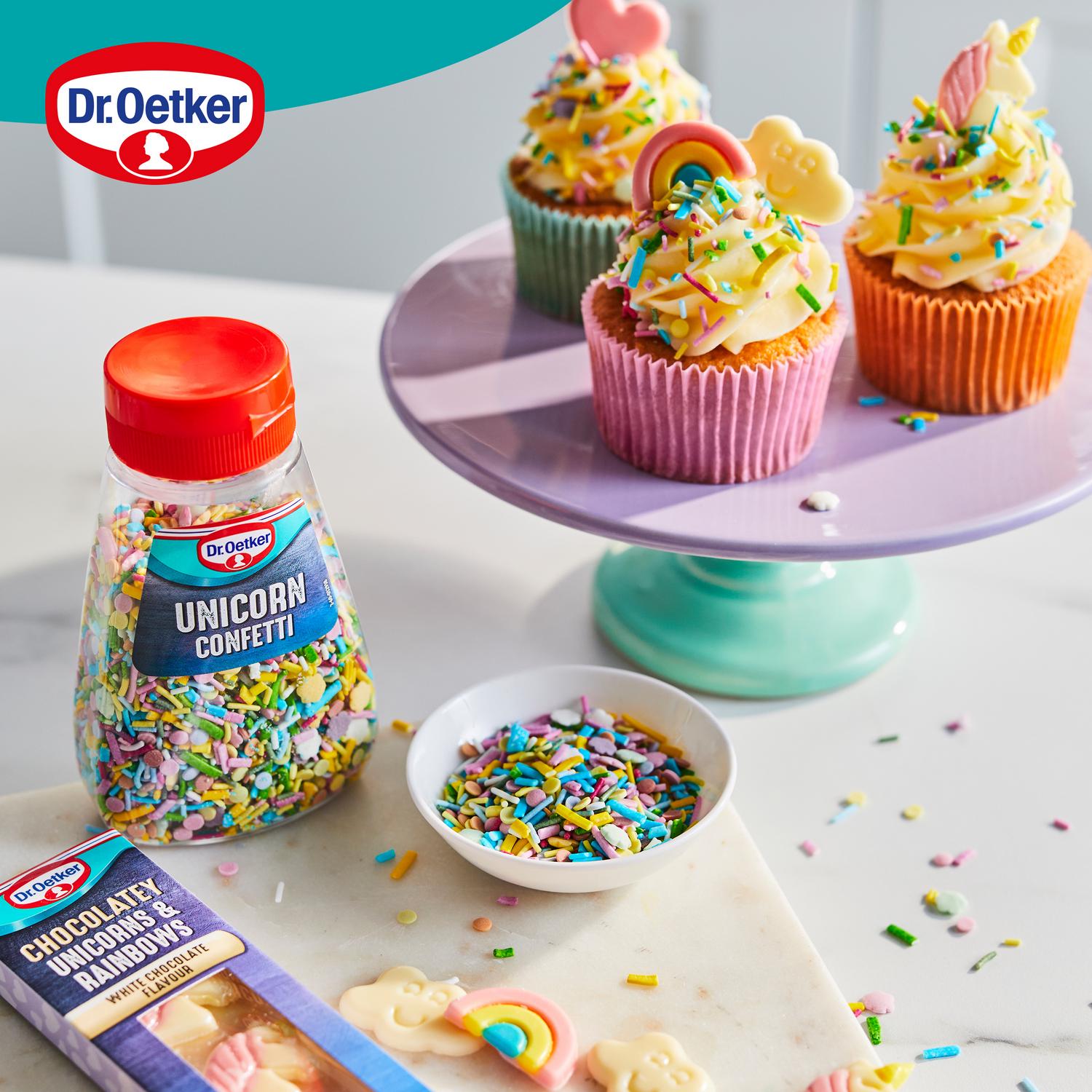 Dr. Oetker unicorn confetti sprinkles 110g - British product