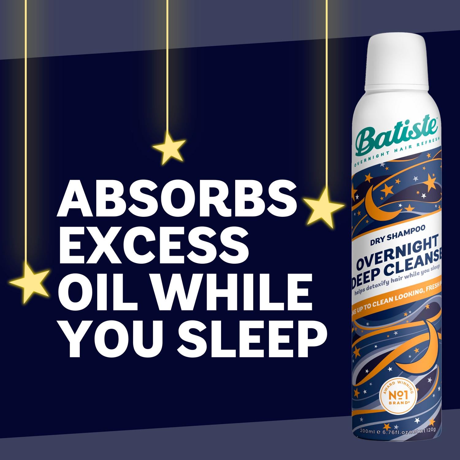 Charcoal and Baking Soda Overnight Deep Cleanse Dry Shampoo 200ml
