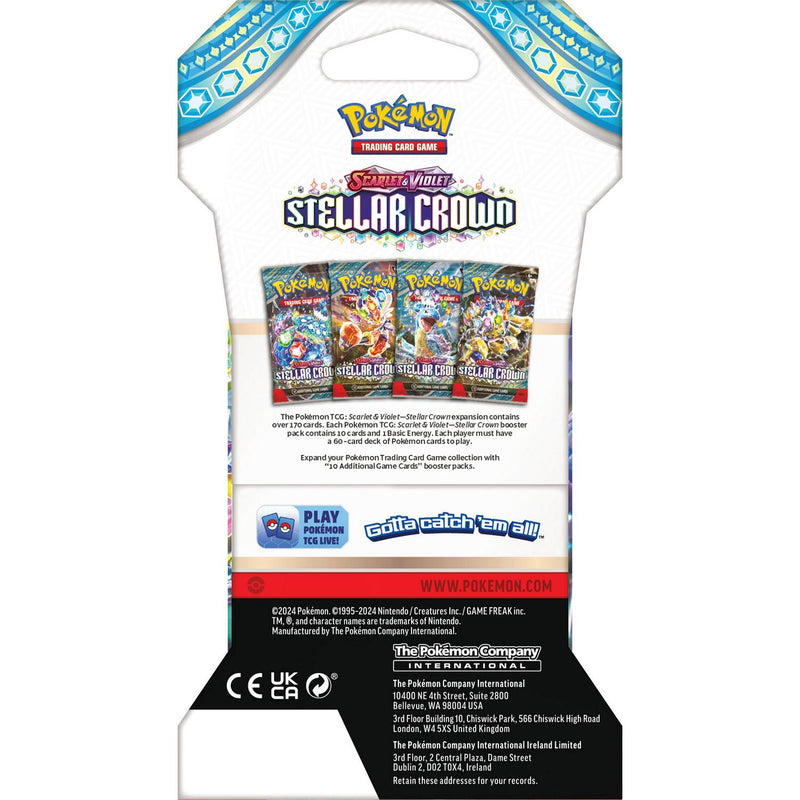 Pokemon Sleeved Booster containing eleven cards imported from the UK