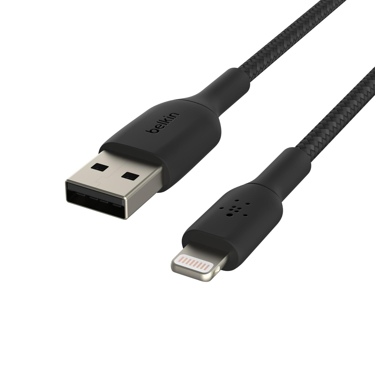 Braided Nylon MFi-Certified Charging Cable 2M for iPhone and iPad