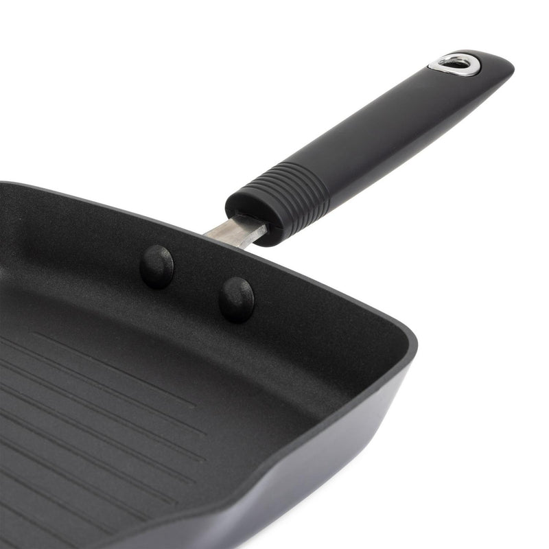 Habitat Black Aluminium Griddle Pan 24cm Non-Stick, UK version