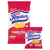Roysters T-Bone Steak crisps multipack x6, imported from the UK