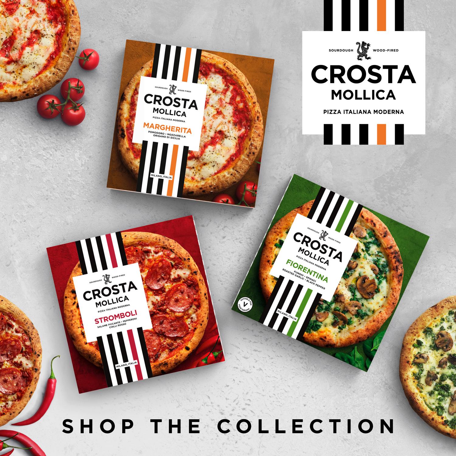 Crosta & Mollica Ready to Top Pizza Base 270g - British product
