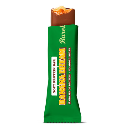 Sainsburys Barebells Soft Protein Bar Banana Dream Chocolate Coated 55g- Buy online at McGrocer