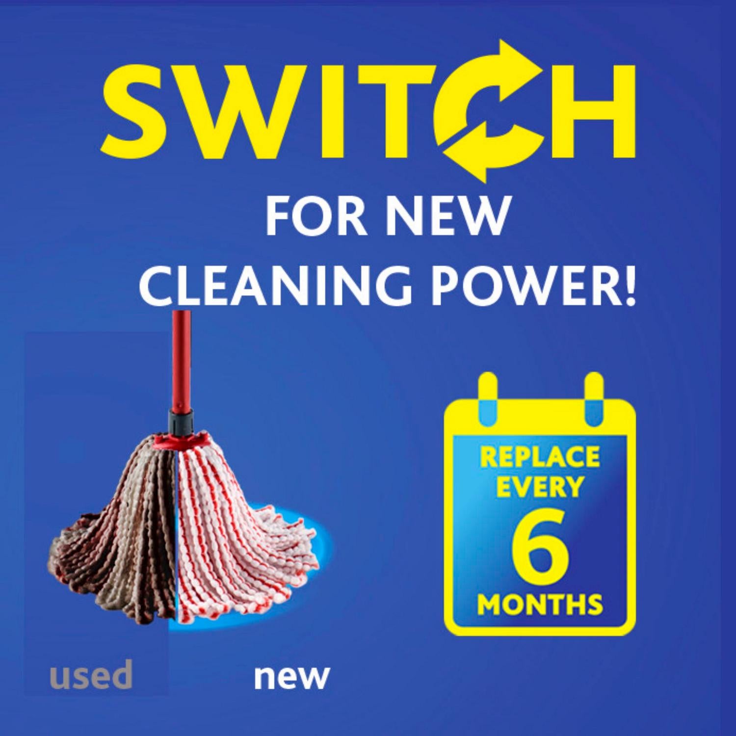 Vileda Supermocio Microfibre Mop Refill Head (British brand)