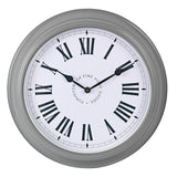 Habitat Stationary Wall Clock Grey 35cm, UK version