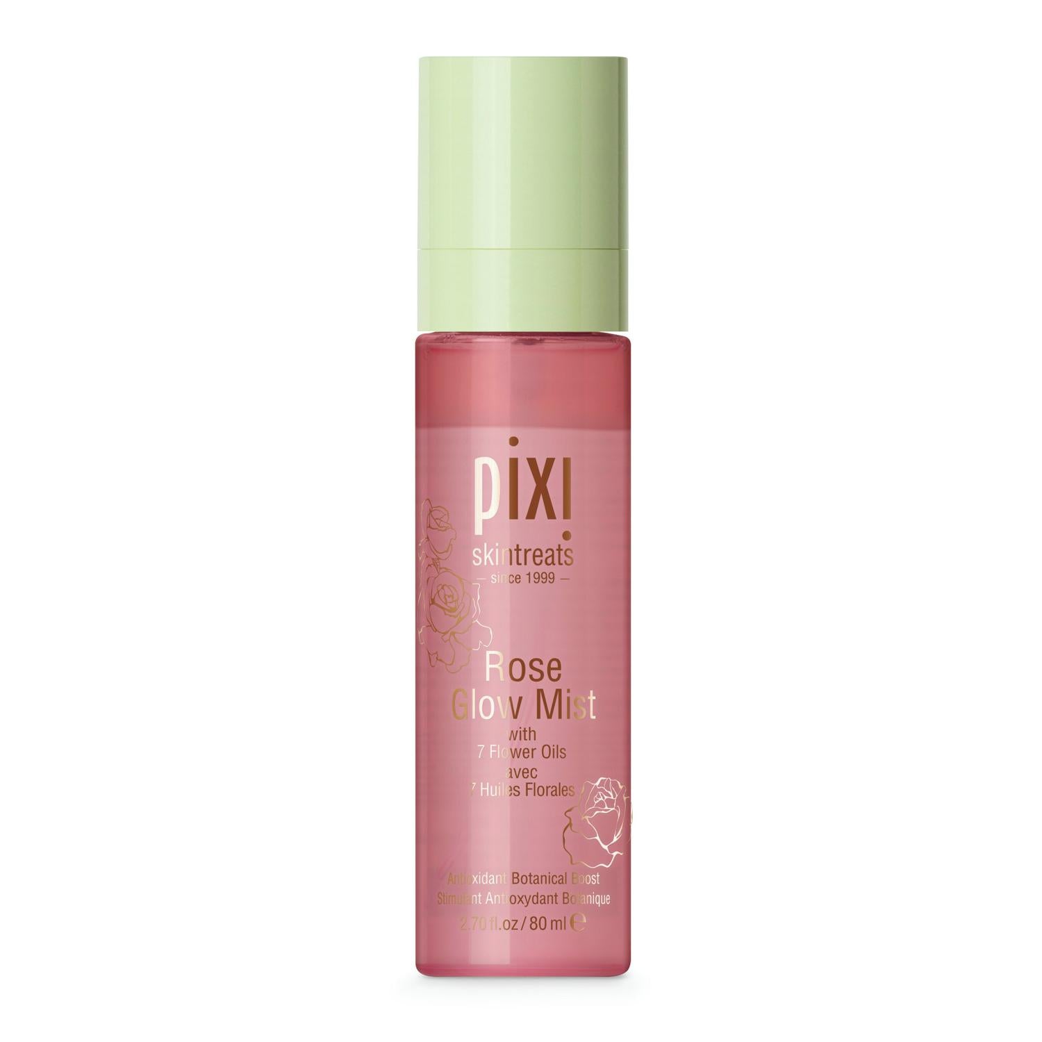 Pixi Rose Glow facial mist 80ml bottle (British brand)