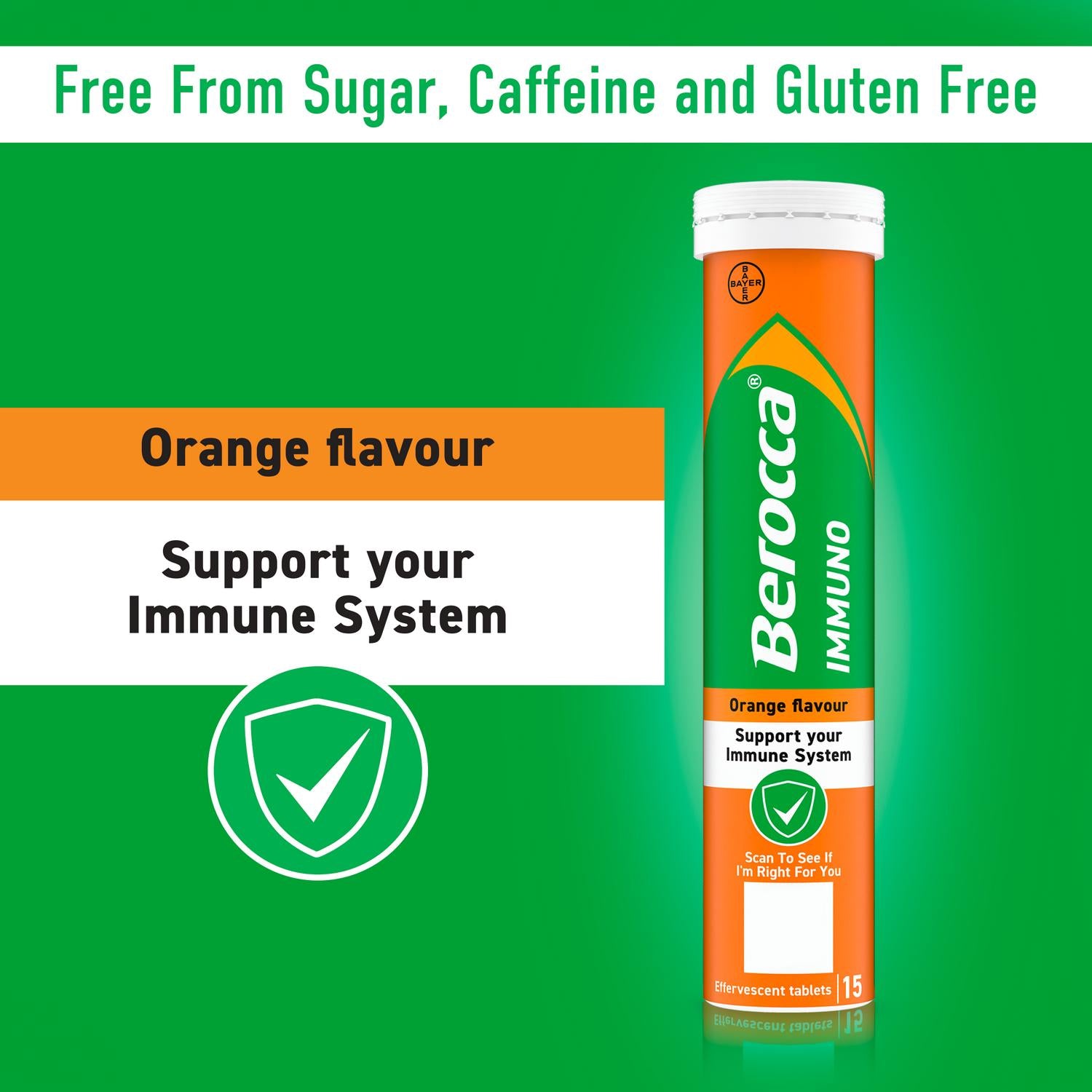 Berocca Immuno-Energy Tablets 15pack - British product