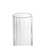 Habitat Wide Ribbed Champagne Flute - Clear