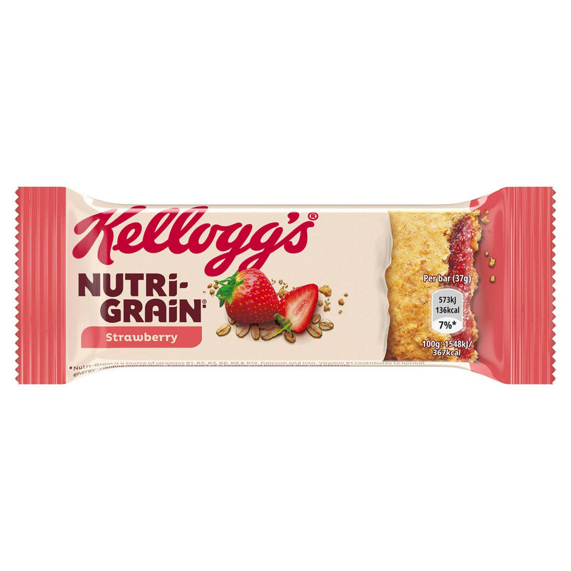 Soft Baked Cereal Bar with Strawberry Filling 37g