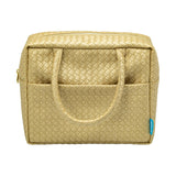 Smash Lunch Bag Woven Gold 11.5x24.5x19.5cm (British brand)