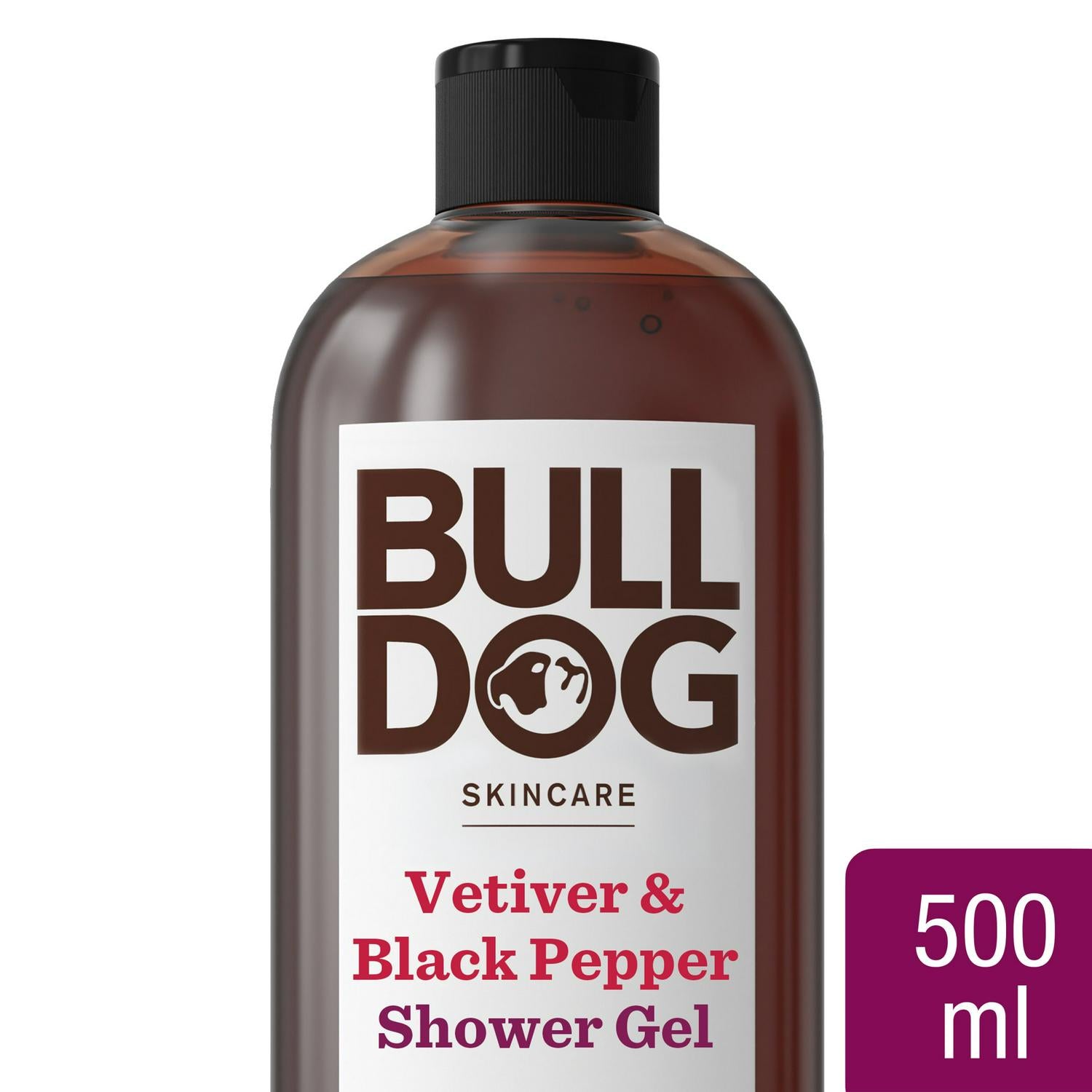 Bulldog Vetiver & Black Pepper Shower Gel 500ml - British product