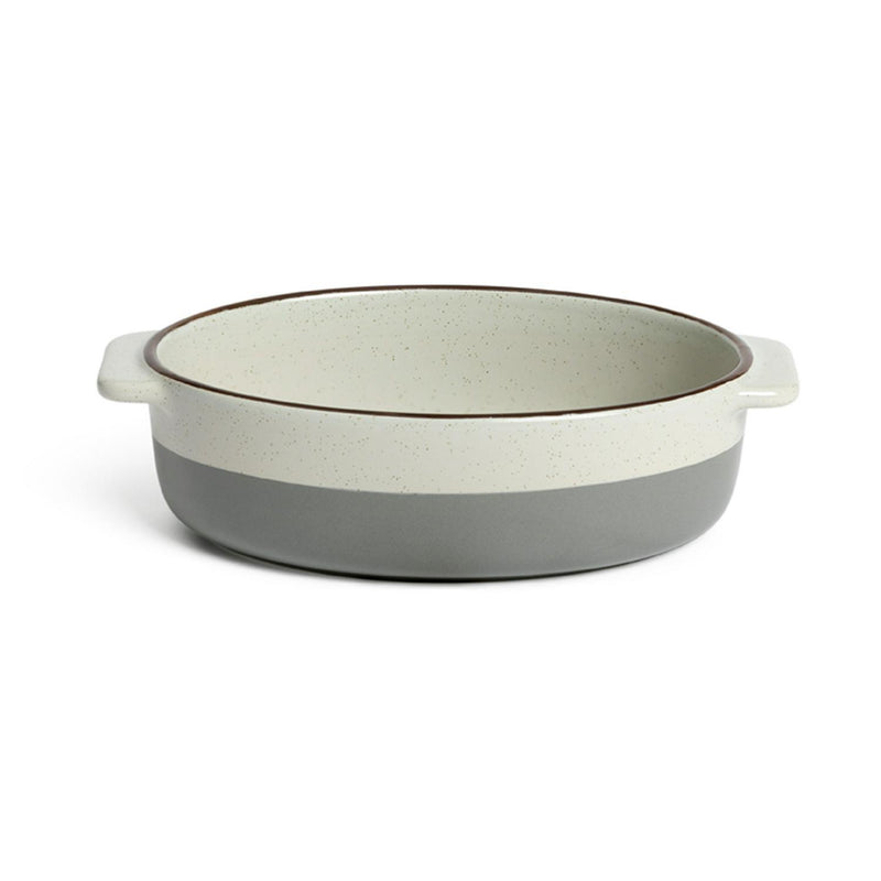 Habitat Small Ceramic Roaster Grey Speckle Finish, UK version