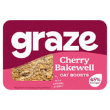 Graze Cherry Bakewell Fibre Oat Flapjack 53g, UK version