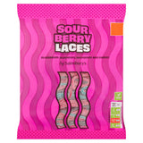 sour berry laces sweets mixed flavour 180g (British brand)