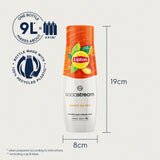 Lipton SodaStream Peach Flavour Tea Mix 440ml, imported from the UK