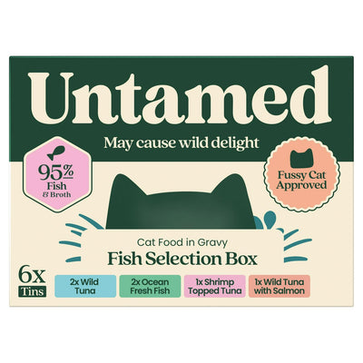 Sainsburys Nassfutter für Katzen in Soße Fisch-Auswahlbox 6 x 75g - Online bei McGrocer kaufen