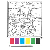 Igloo Books Things That Go Paint & Colour Book, UK version