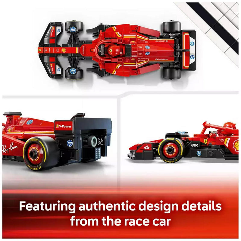 Lego Speed Champions Ferrari SF-24 F1 Race Car Building Set, UK version