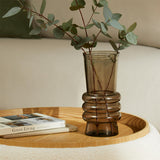 Habitat Green Glass Anillo Vase 25cm, UK version