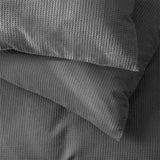 Habitat Waffle Bedding Set Charcoal