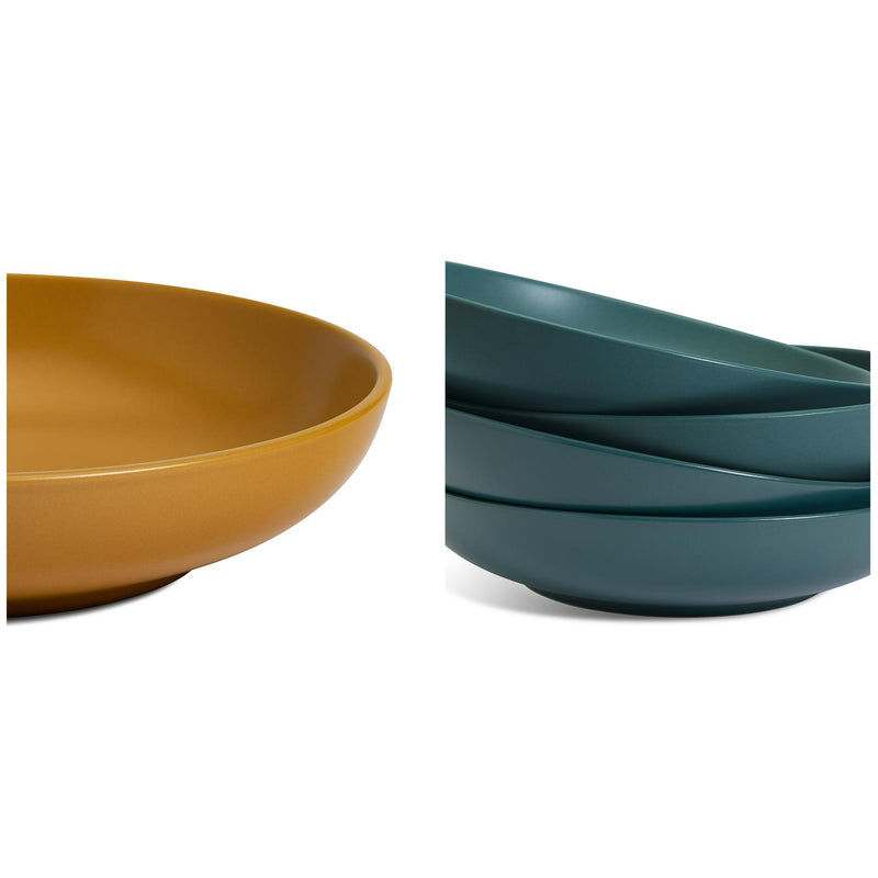 Habitat Matte Pasta Bowl in Mustard or Teal, UK version