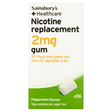 Sainsbury's Healthcare Nicotine Replacement 2mg Gum x96