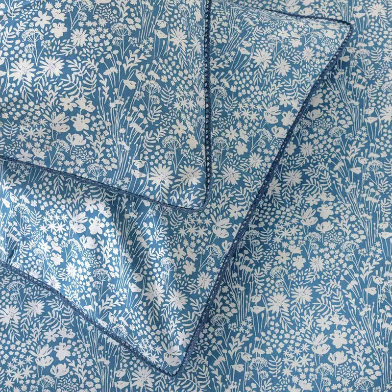 Sainsbury's Home Cotton Ditsy Floral Blue Single Duvet Cover (British brand)
