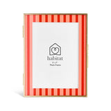 Habitat Pink Wavy Glass Photo Frame 5x7, UK version