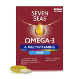 Seven Seas men's vitamin omega 3 duo 30 pack (British brand)