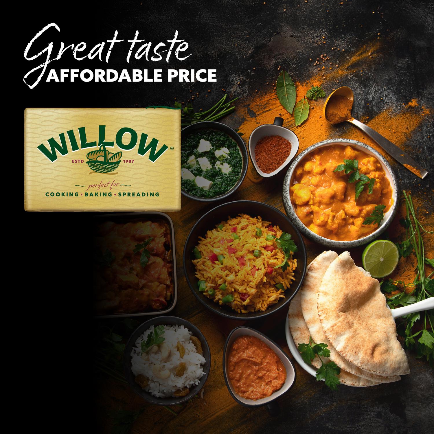 Willow Block Alternative Butter Vegetable Fat Spread 200g (British brand)