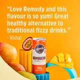 Remedy Kombucha Mango Passion 700ml bottle (British brand)
