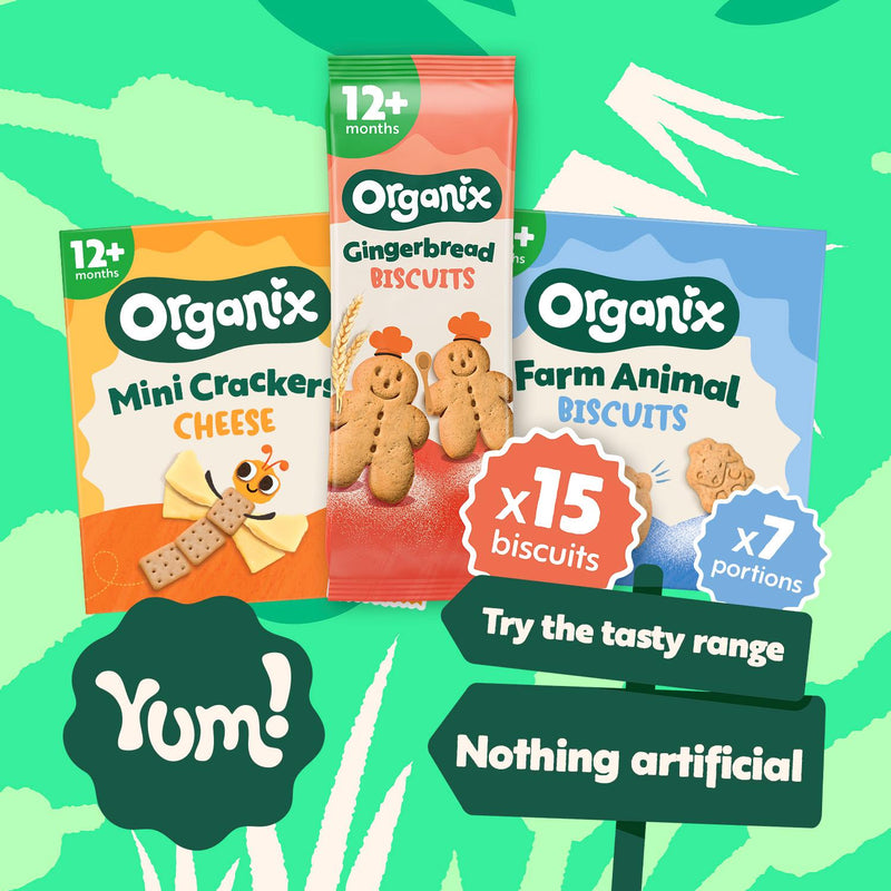 Organix gingerbread toddler biscuits 135g (British brand)