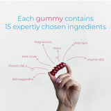 Health & Her Perimenopause Multi Nutrient Support Tasty Raspberry Flavour Gummies