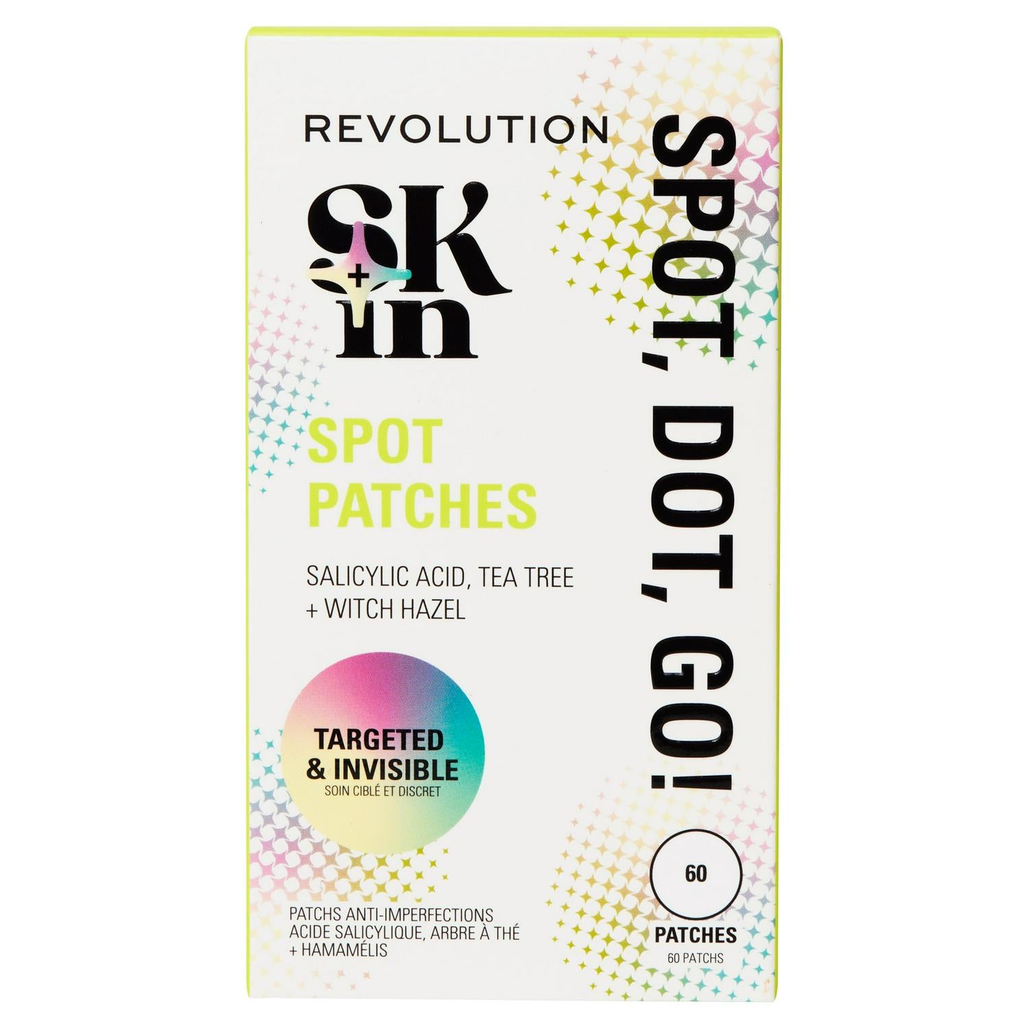 Hydrocolloid Spot Treatment Patches with Salicylic Acid and Tea Tree 60 Pack